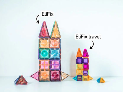 Kit Magnético de Viagem 100 Peças - construção montada