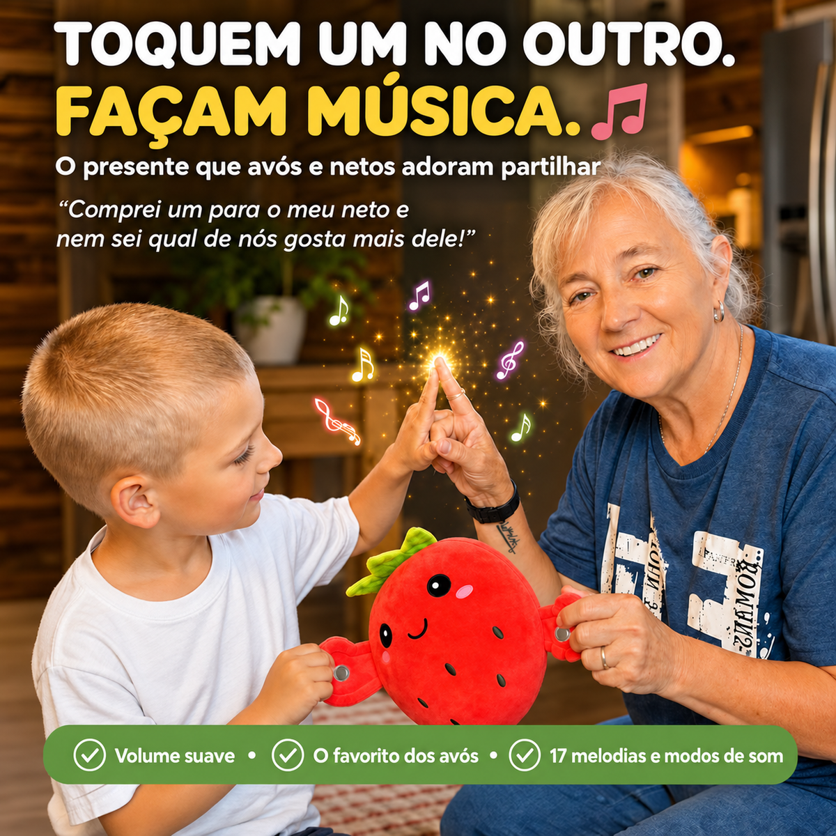 Brinquedos Sensoriais Musicais