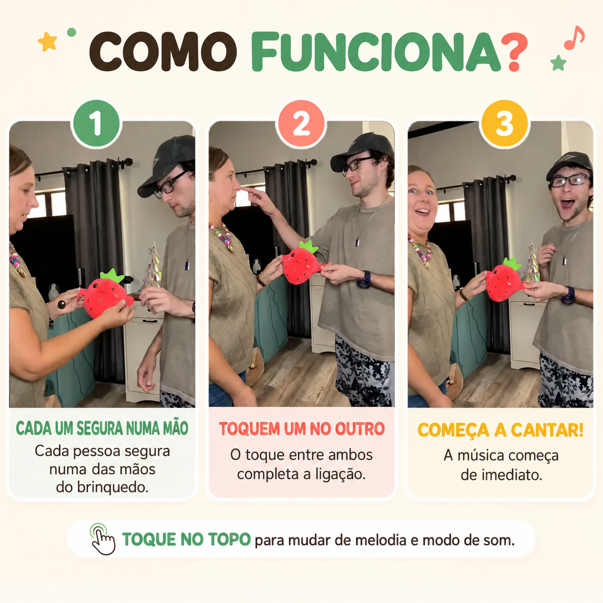 Brinquedos Sensoriais Musicais