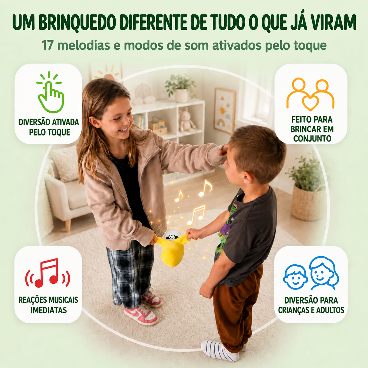 Brinquedos Sensoriais Musicais