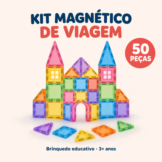 Kit Magnético de Viagem 50 Peças - capa